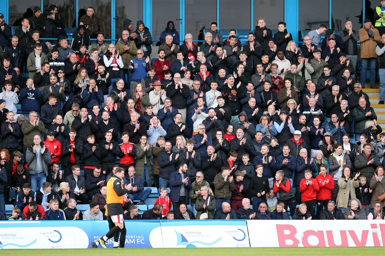 A crowd of 2,758 was at Priestfield to watch the match Picture: PSP Images