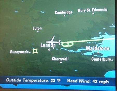 A British Airways navigation system had Maidstone in the Thames Estuary