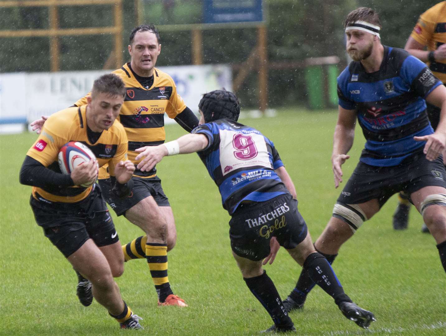 Will Waddington gets stuck in against Dings Crusaders. Picture: Phillipa Hilton
