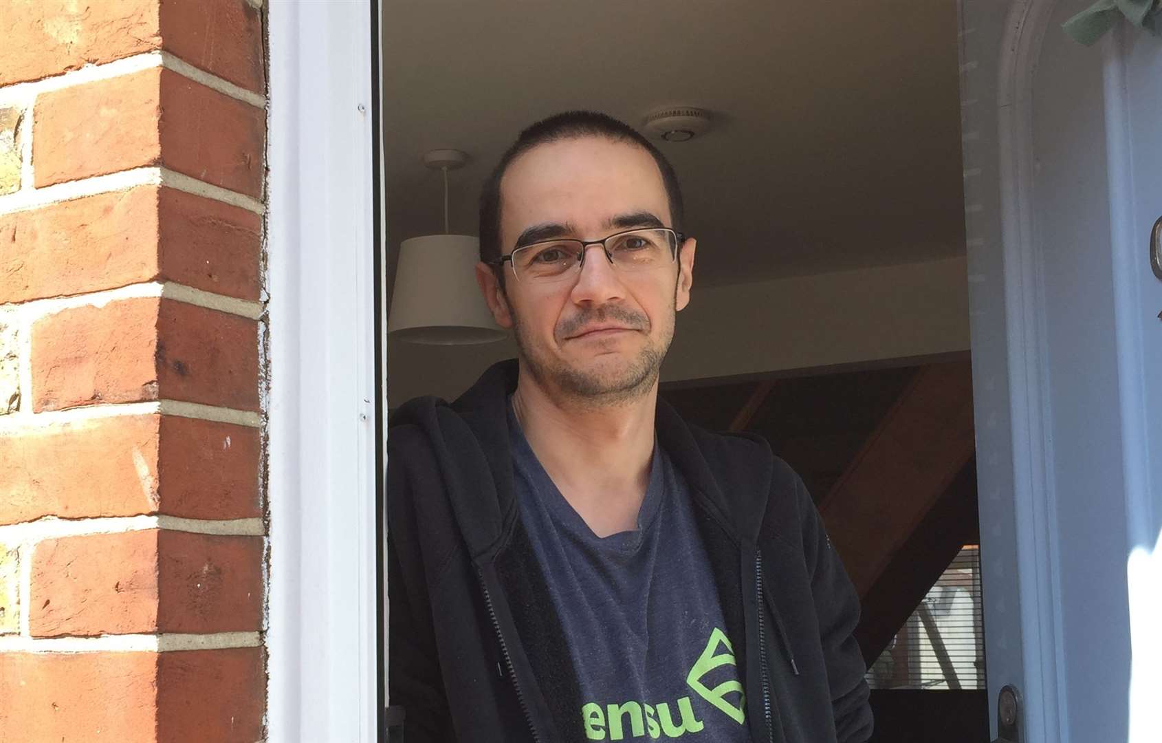 Alexandru Enachioaie, 36, has lived in Albert Street, Whitstable, for more than two years