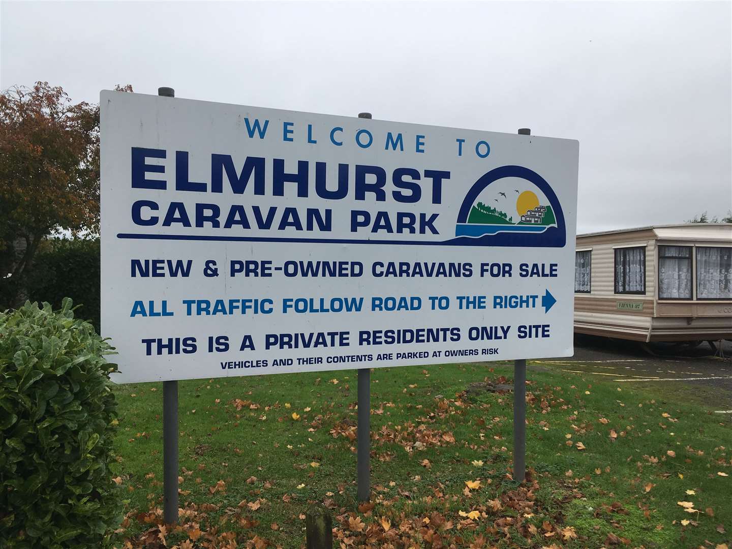 Caravans at Elmhurst Caravan Park, Second Avenue, Eastchurch