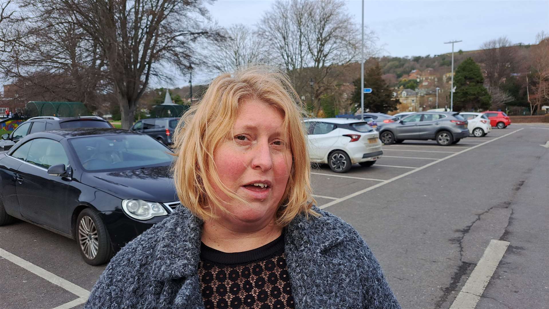 Jane Hitchcock says "it's a really bad time" to bring in the parking charges