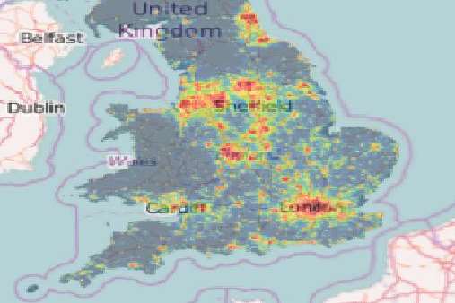 Interactive maps offer detailed pictures of England’s light pollution and dark skies