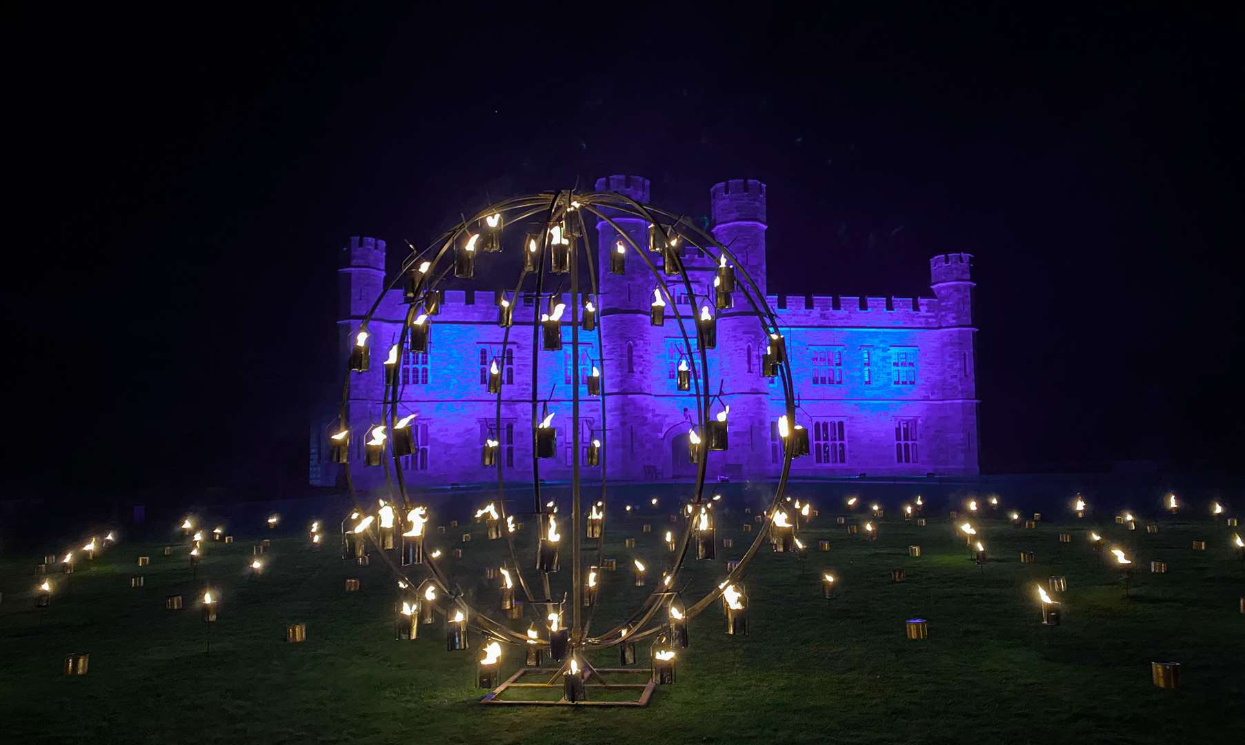 Christmas at Leeds Castle light trail has been cancelled tonight