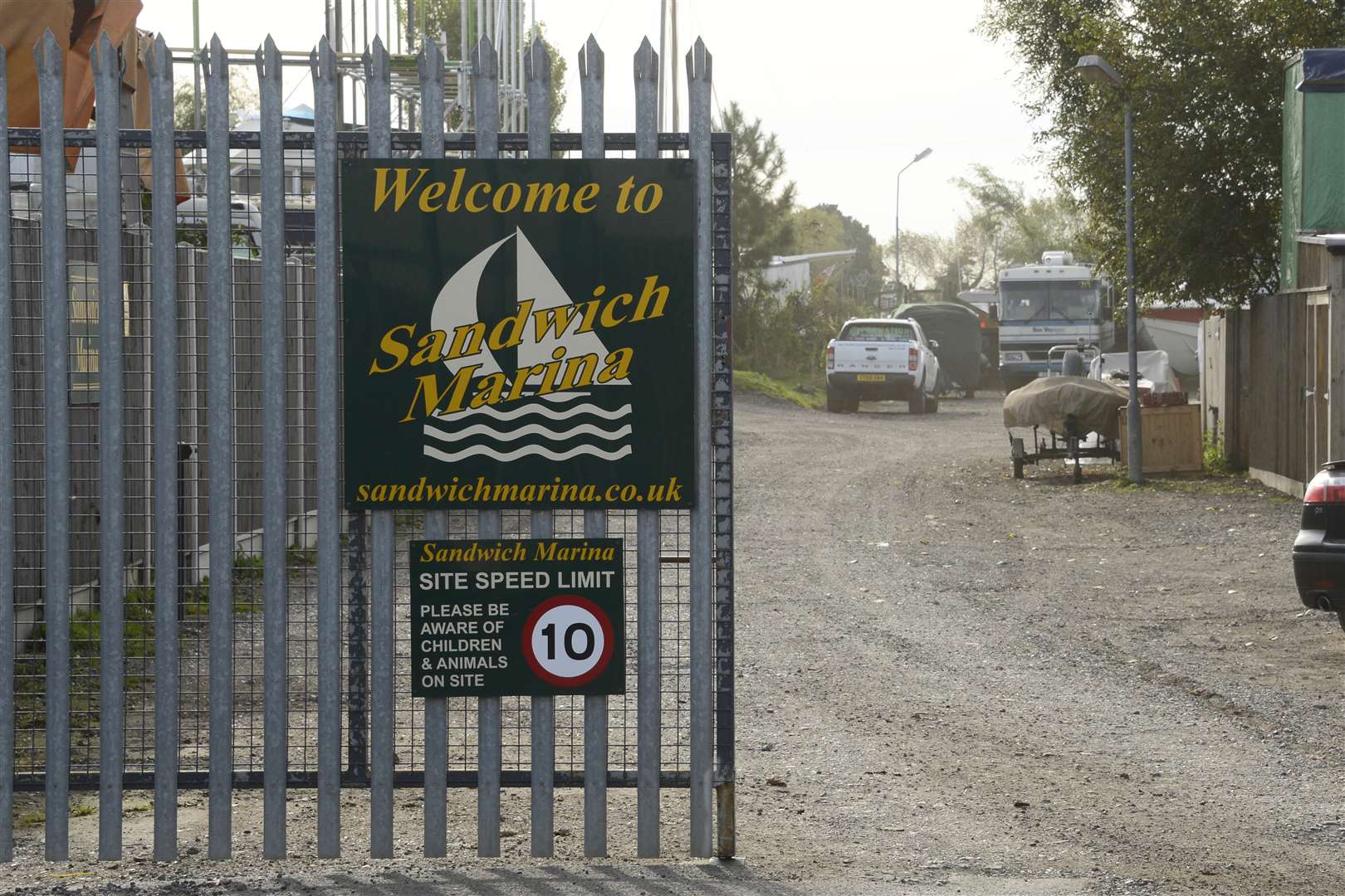 Sandwich Marina, where the shooting took place. Picture: Paul Amos