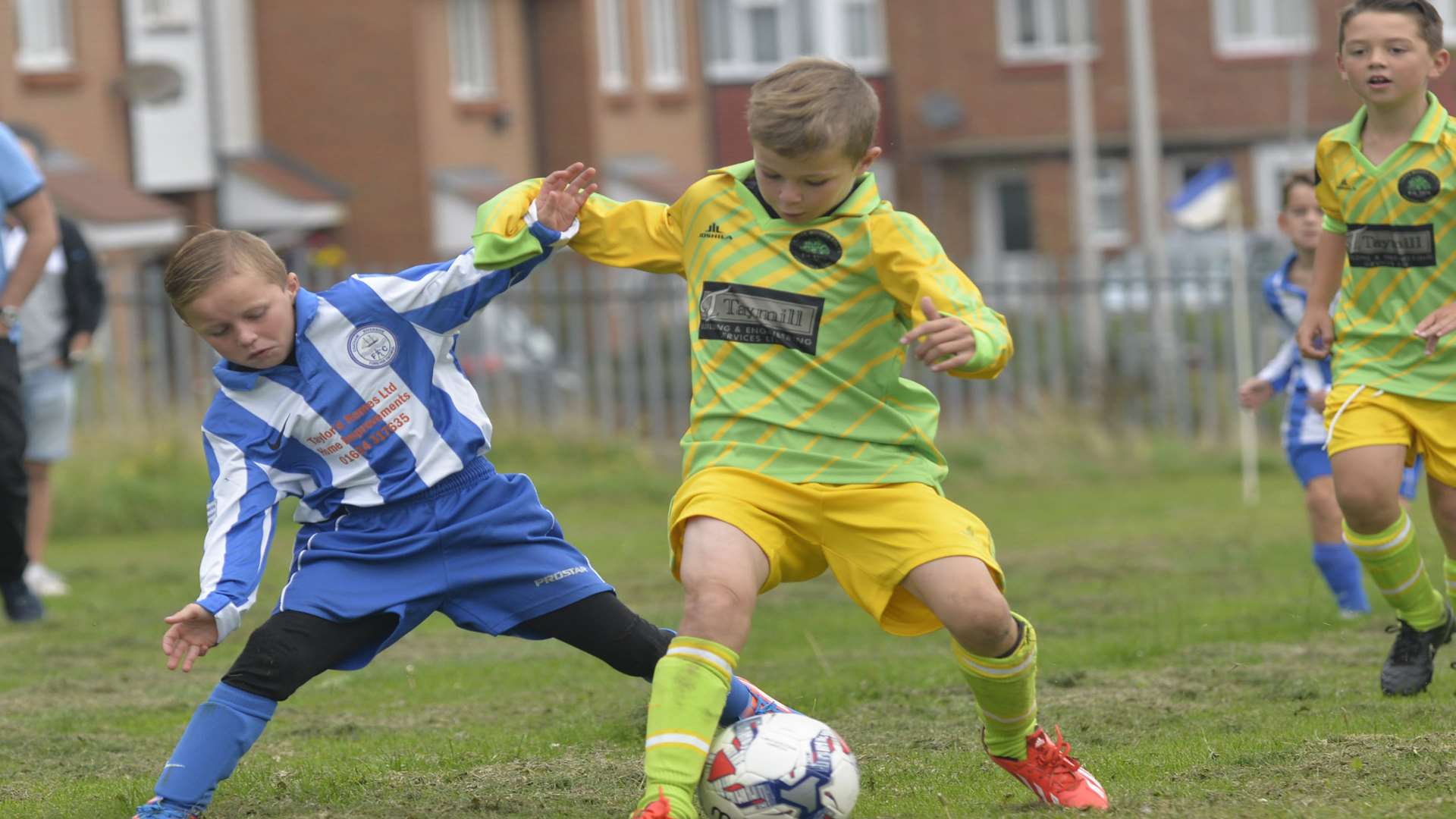 Riverside under-10s, blue, take on Cliffe Woods Colts Picture: Ruth Cuerden