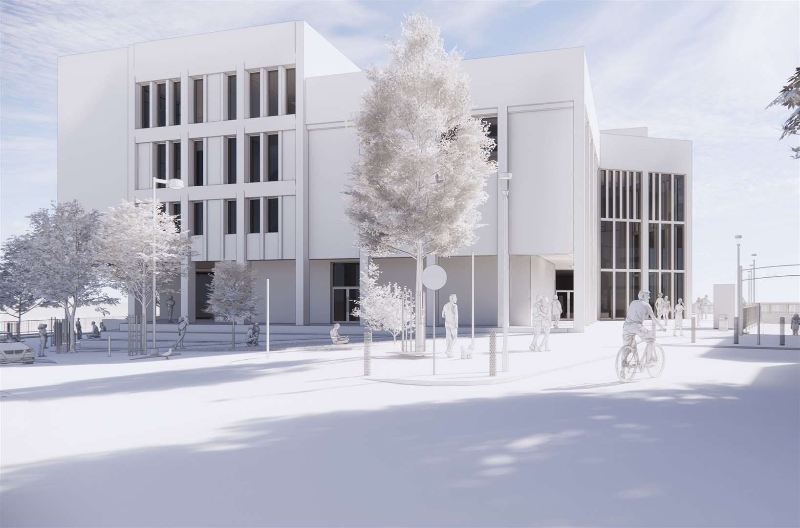 An artist's impression of how the Dover Beacon building is set to look. Picture: Lee Evans Partnership