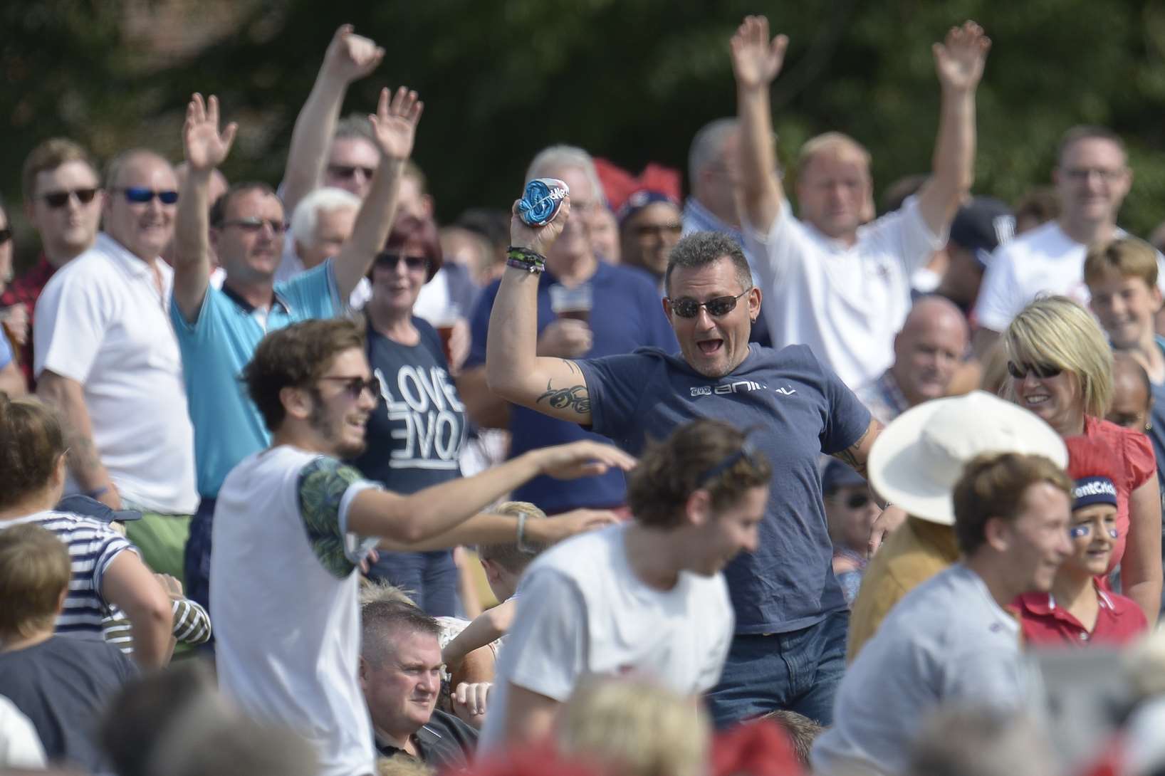 Kent supporters turned out in big numbers during 2015 Picture: Ady Kerry