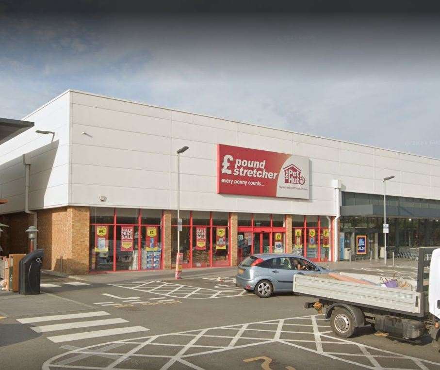 The slippers were purchased from Poundstretcher in Aylesford. Photo: Google