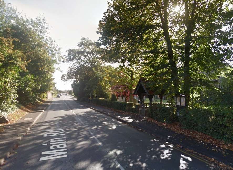 Main Road, Longfield by St Mary's Church. Picture: Google