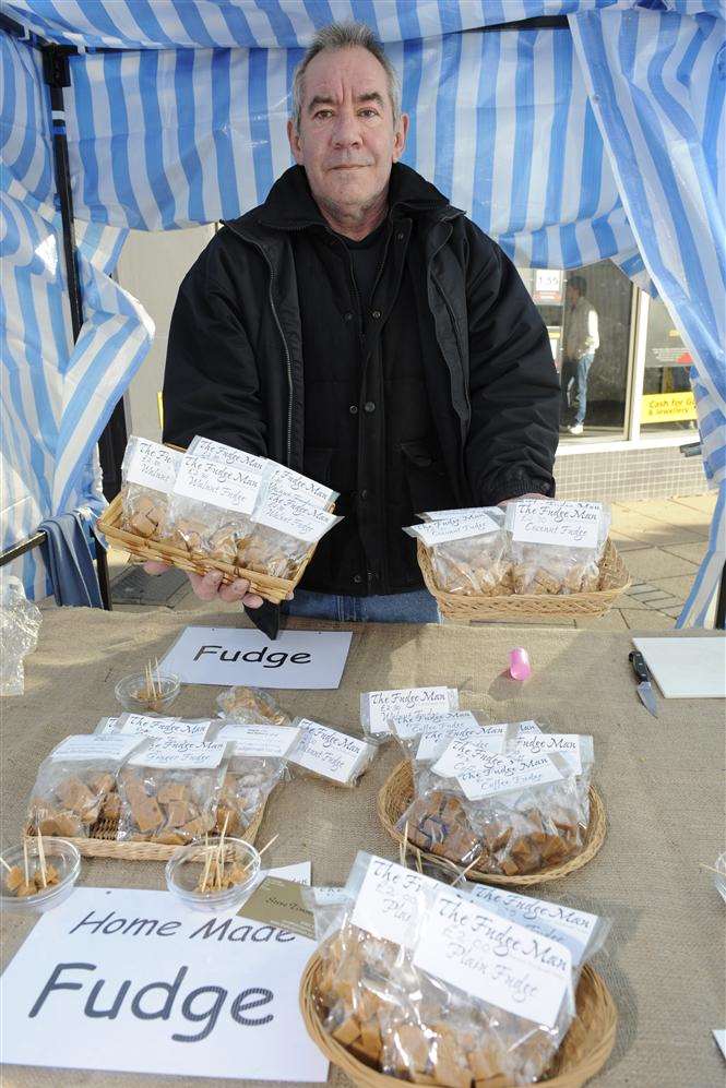 Steve Timms with his home made fudge