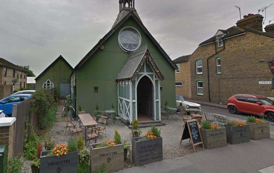 Faversham's Hot Tin is a café by day before transforming into a live music venue by night. Picture: Google