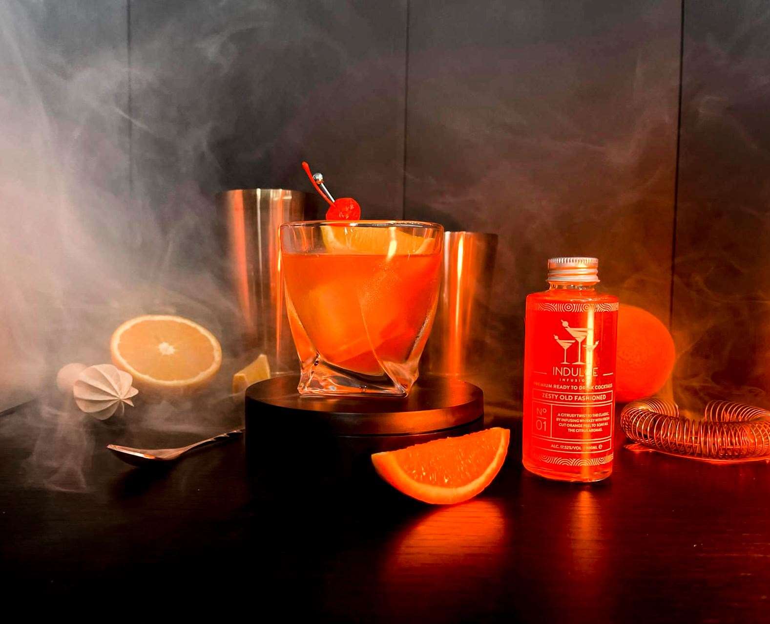 Zesty Old Fashioned has orange infused whiskey. Picture: Clifford Rodrigues