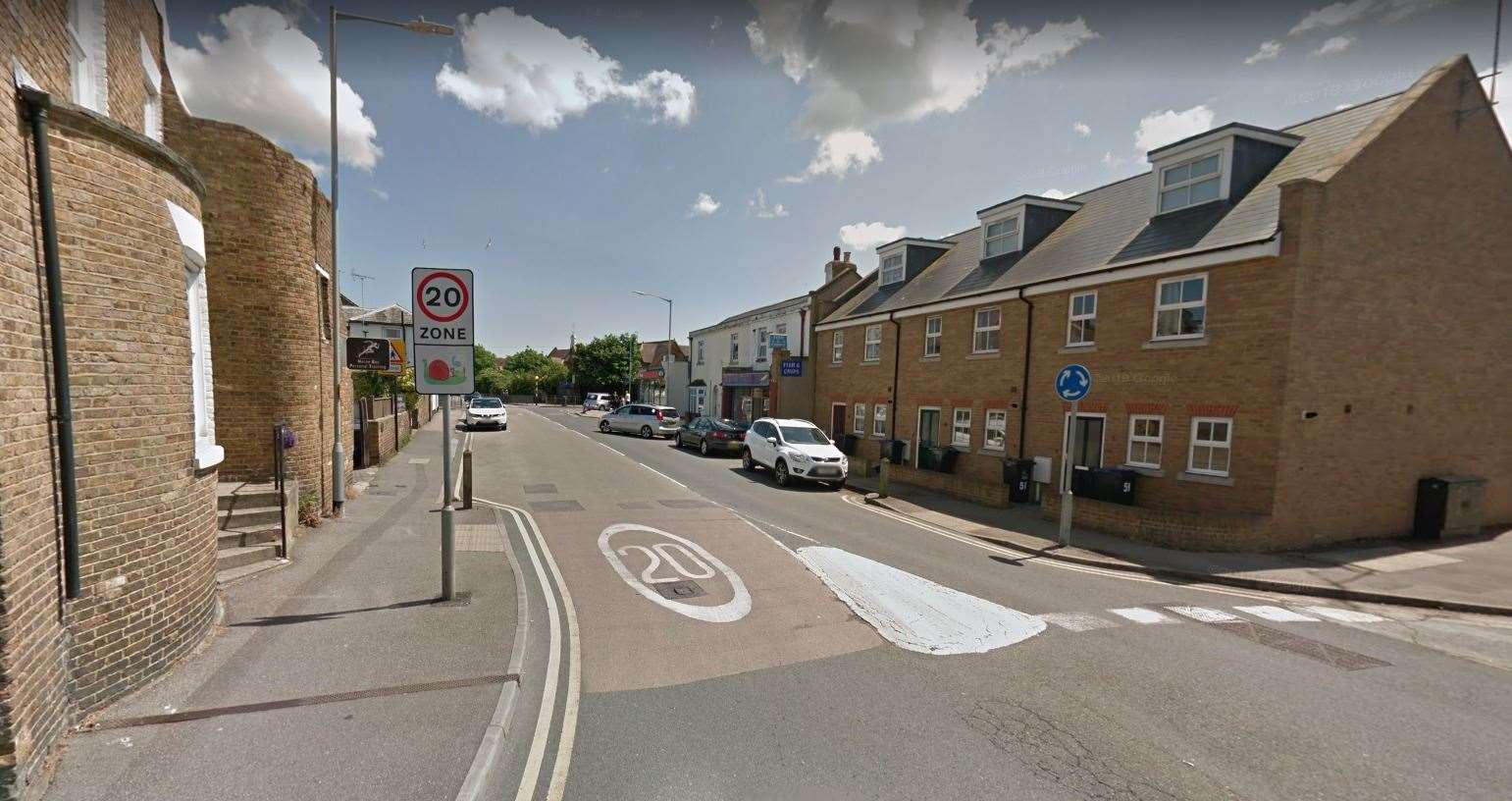 One of the break-ins took place in King's Road, Herne Bay. Picture: Google