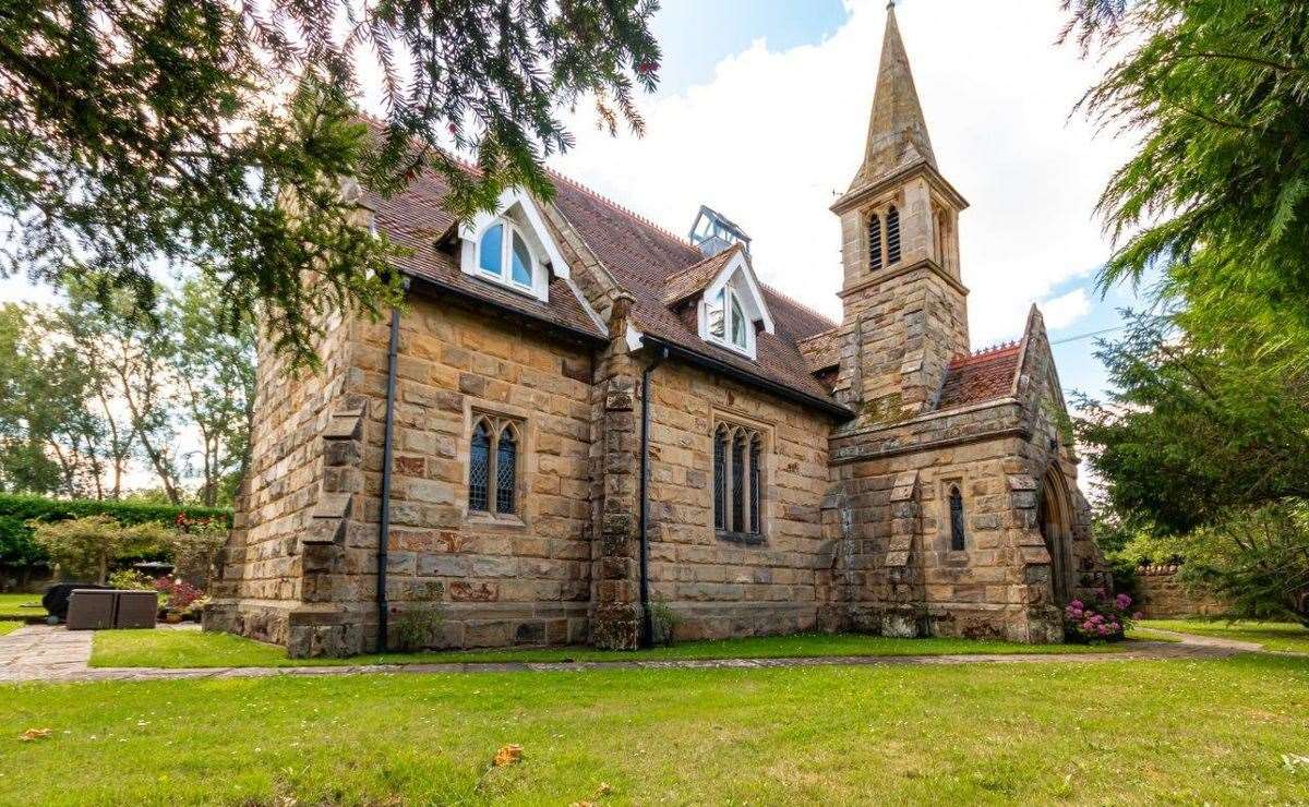 A historic converted chapel in Tunbridge Wells is now up for sale. Picture: Graham John