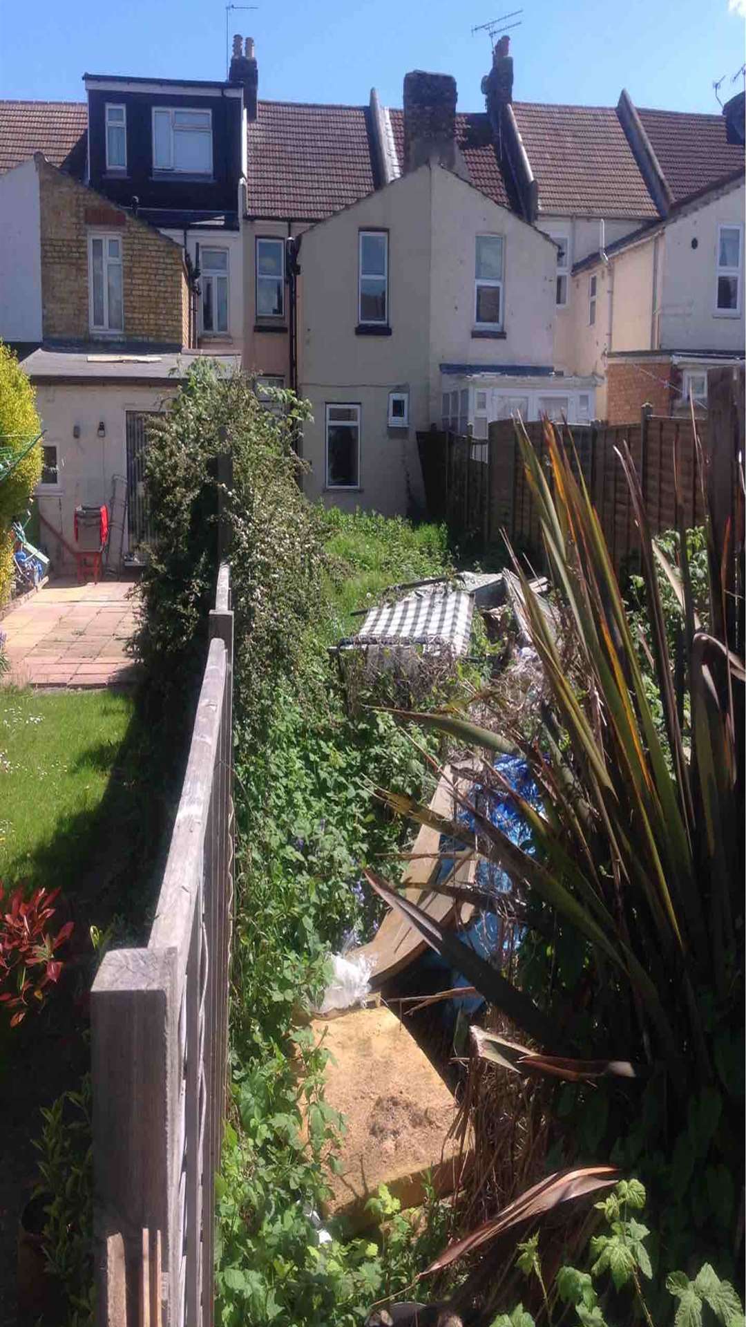 Muhammad Seyed was fined for not tidying up his garden and has now cleared it