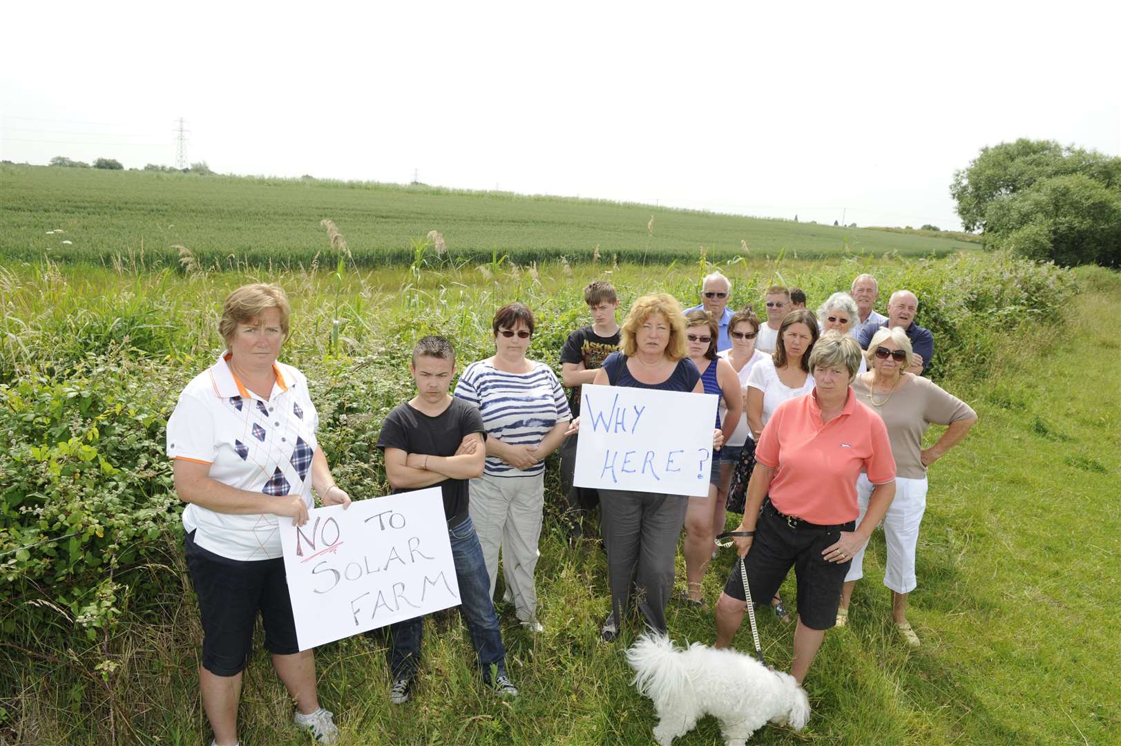 Campaigners against the previous application for a solar farm could rally round again