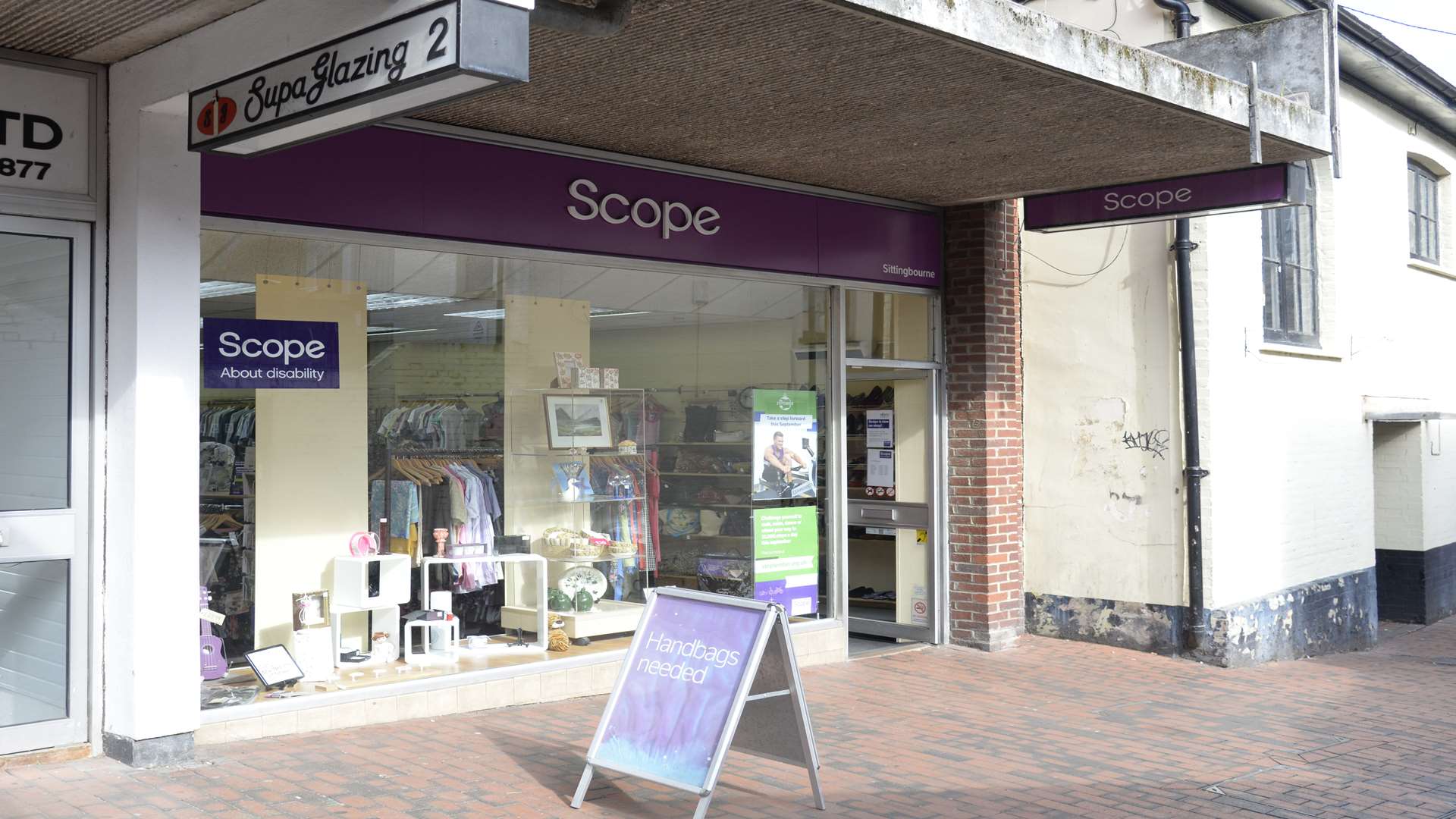 The Scope shop in Roman Square, Sittingbourne.