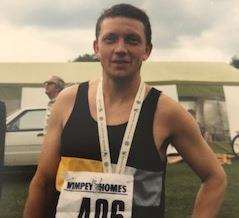 The father and grandfather was an avid runner in his youth