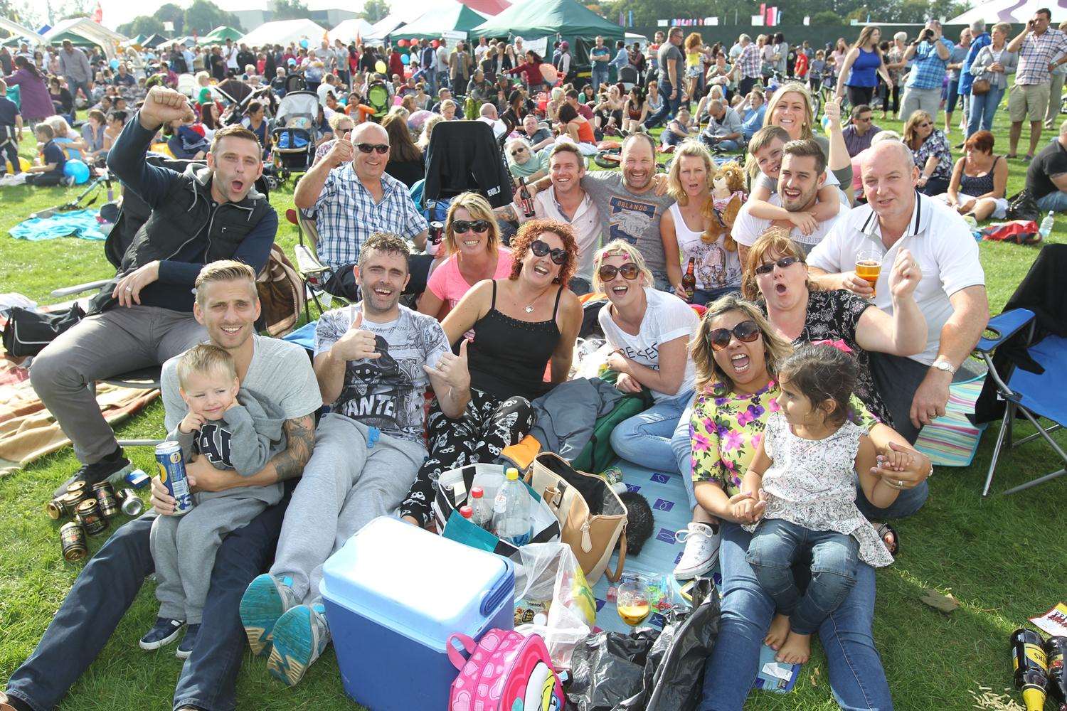 The crowds gathered at Mote Park for this year's Mela
