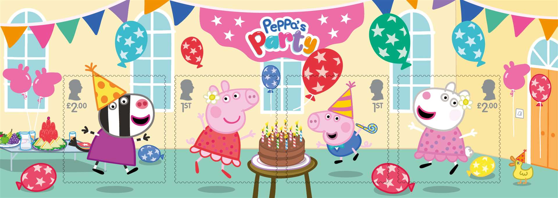 Peppa Pig celebrates 20th birthday with her own Royal Mail stamp