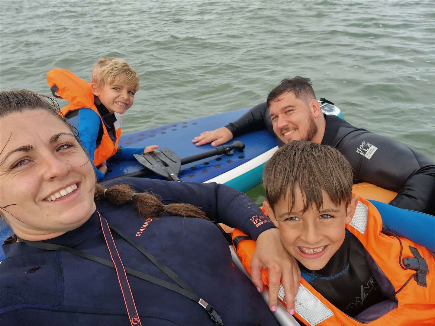 Father-of-two Oliver Griggs, from Birchington-on-Sea, leaves behind his partner Jodie and their two sons, Vinnie, 7 and Harry, 6. Picture: Jodie Clay