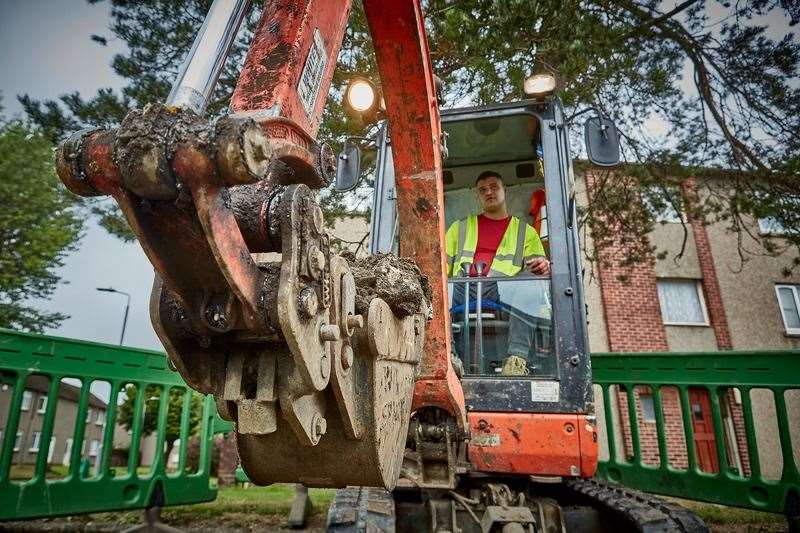 Work has started on Maidstone's full fibre network. Picture: CityFibre
