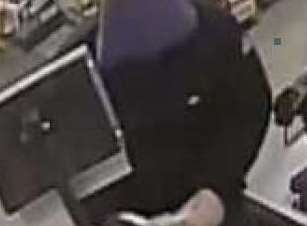 A still from CCTV footage (image: Kent Police)