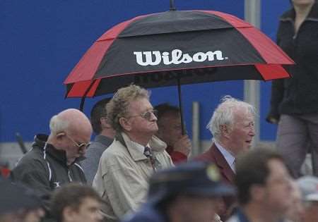 Crowds pictured at Beckenham during a rain shower in last season's Twenty20 clash against Gloucestershire at the Worsley Bridge Road ground. Picture: Barry Goodwin.