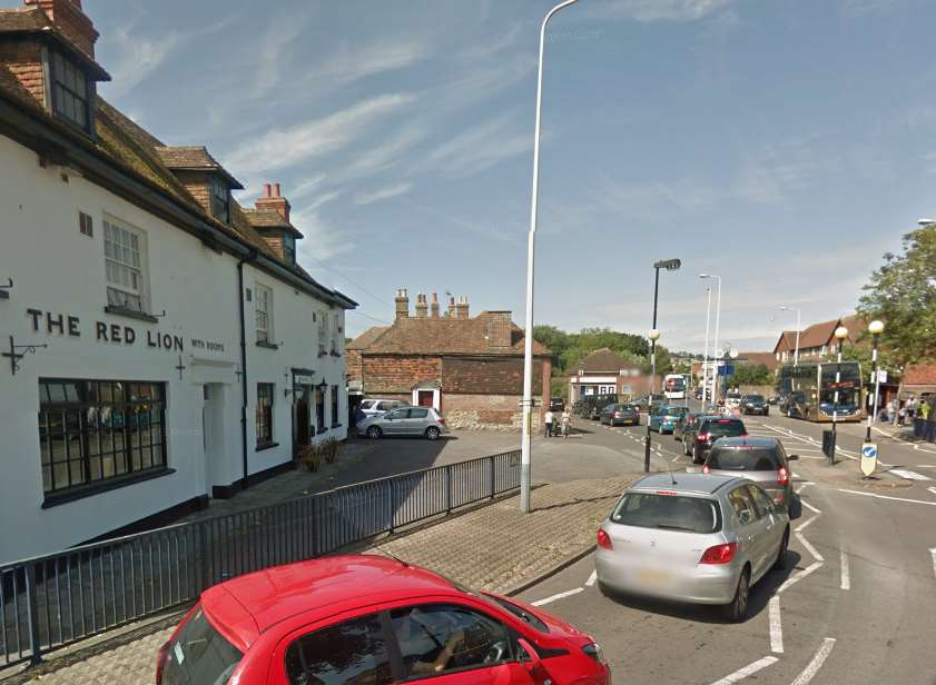 The Red Lion Square in Hythe. Picture: Google