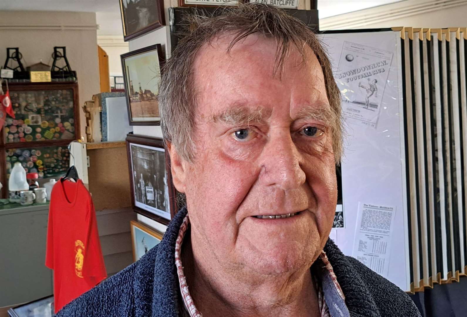 Former miner Philip Sutcliffe lives in Aylesham