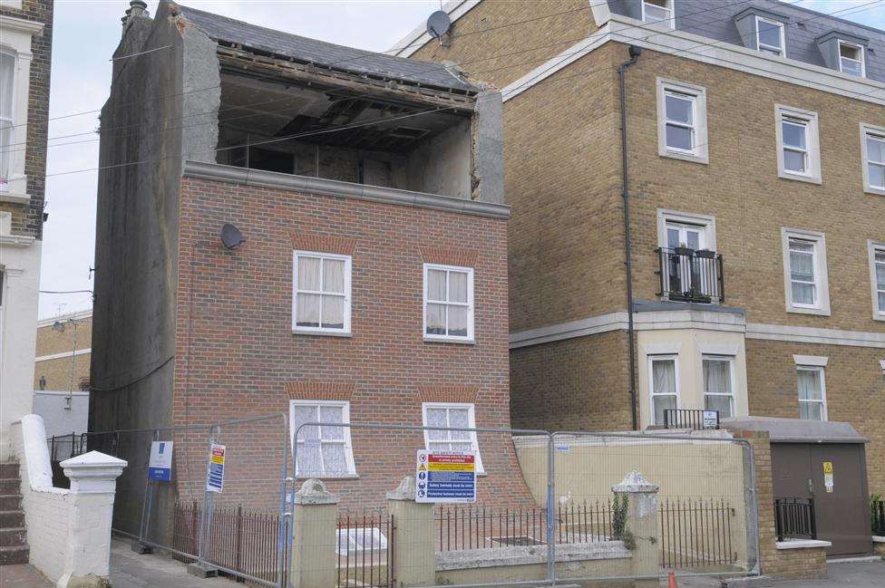 Artist Alex Chinneck aims to transform this home into a 'sliding house'