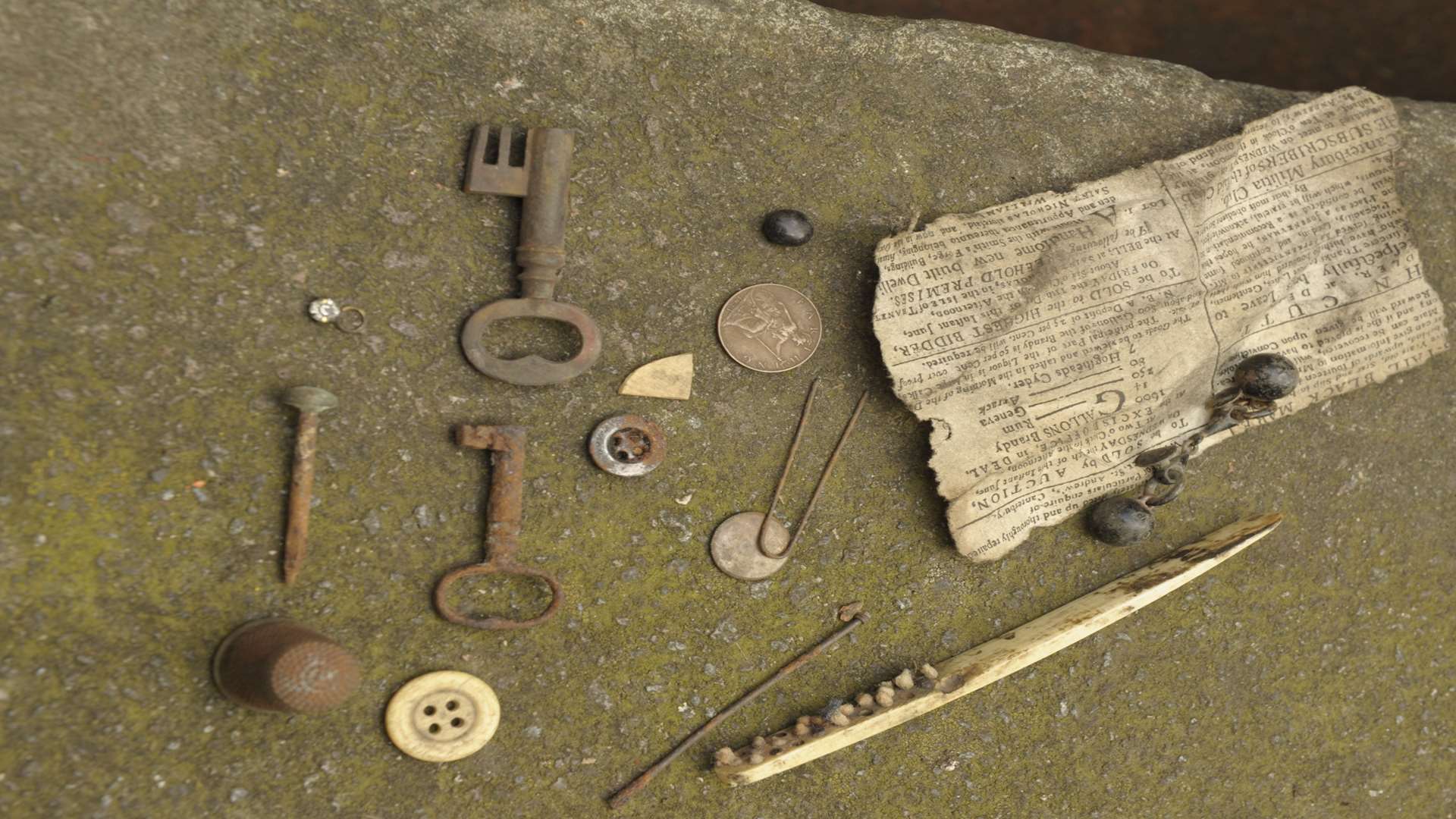 Some of the other items uncovered during the project. Picture: Steve Crispe