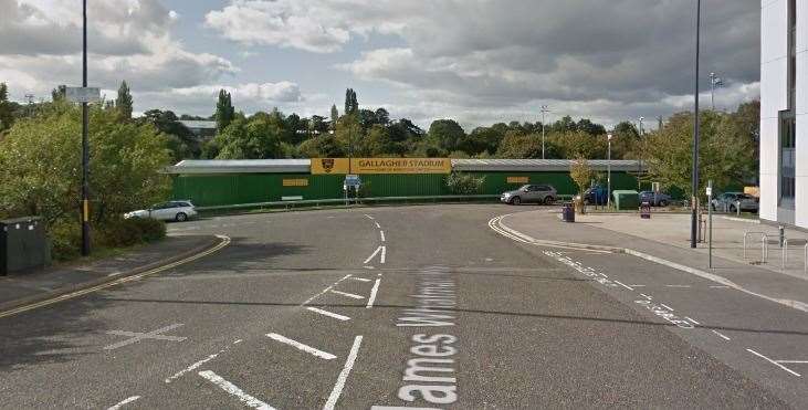 The stabbing happened in Mill Lane, near its junction with James Whatman Way Picture: Google