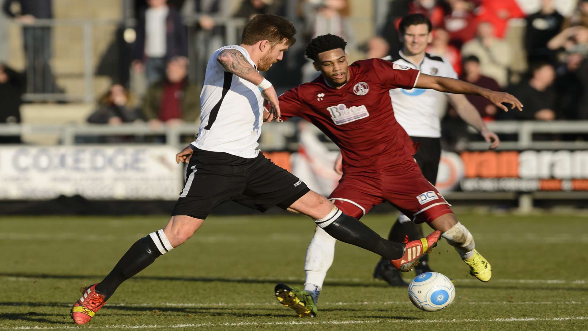 Elliot Bradbrook, left, says Dartford are the only club for him Picture: Andy Payton