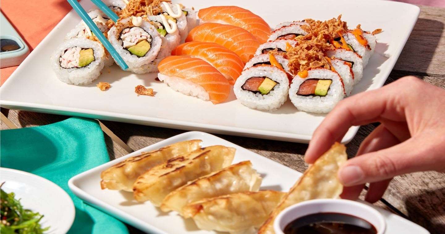 Food available from YO! Sushi. Picture: YO! Sushi