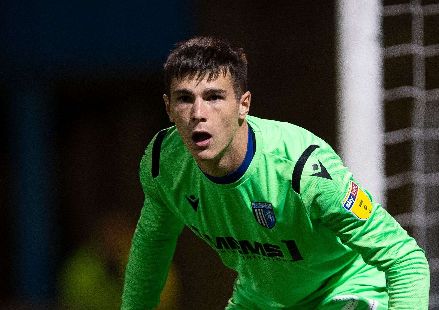 Joe Walsh made a crucial penalty save for the Gills in their Kent Senior Cup game at Bromley