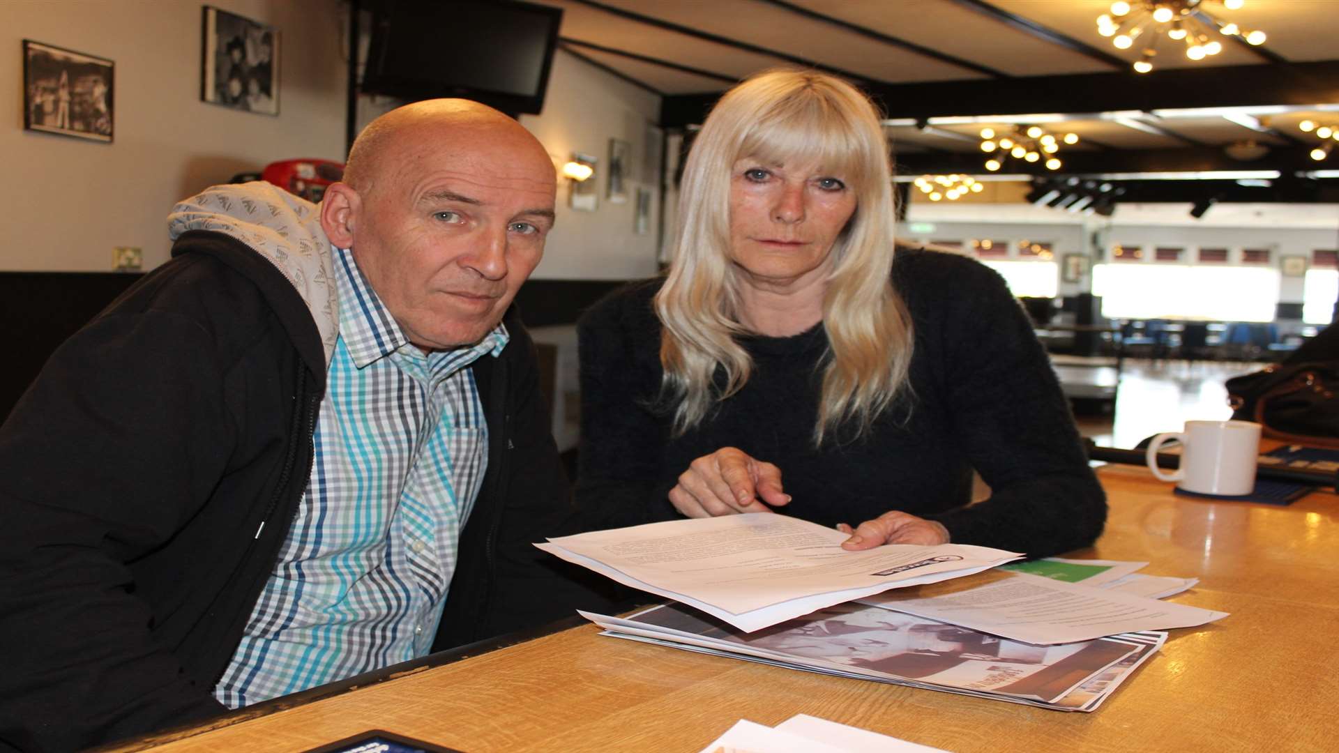 Landlords Chris and Jackie Prime study the new conditions imposed on them