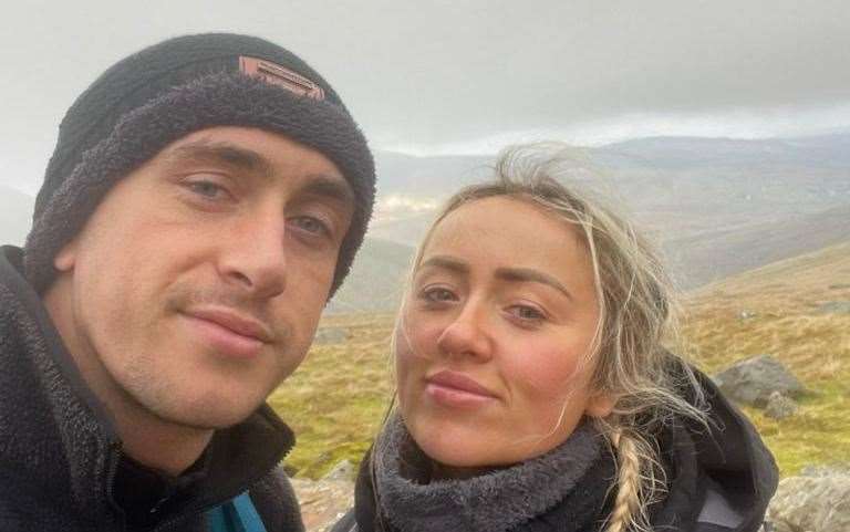 Leonie and her boyfriend George climbed Snowdon after receiving her diagnosis