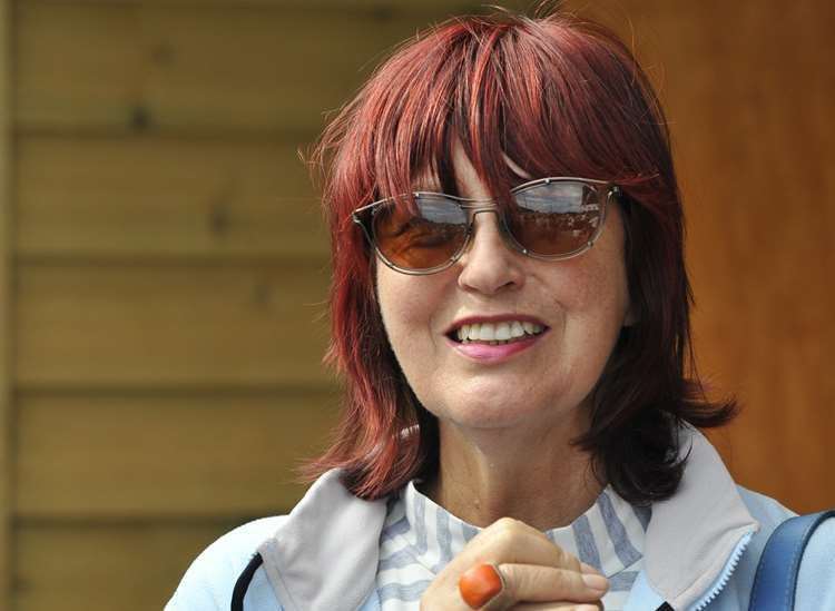 Janet Street-Porter says her pet was left shaking as fireworks were set off yesterday evening