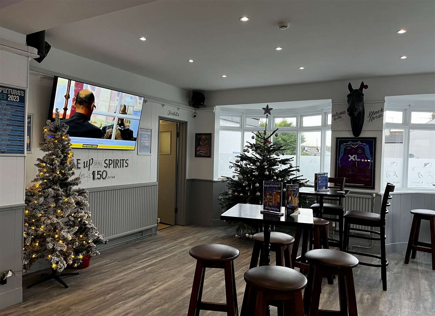 The Black Horse has been refurbished in time for Christmas