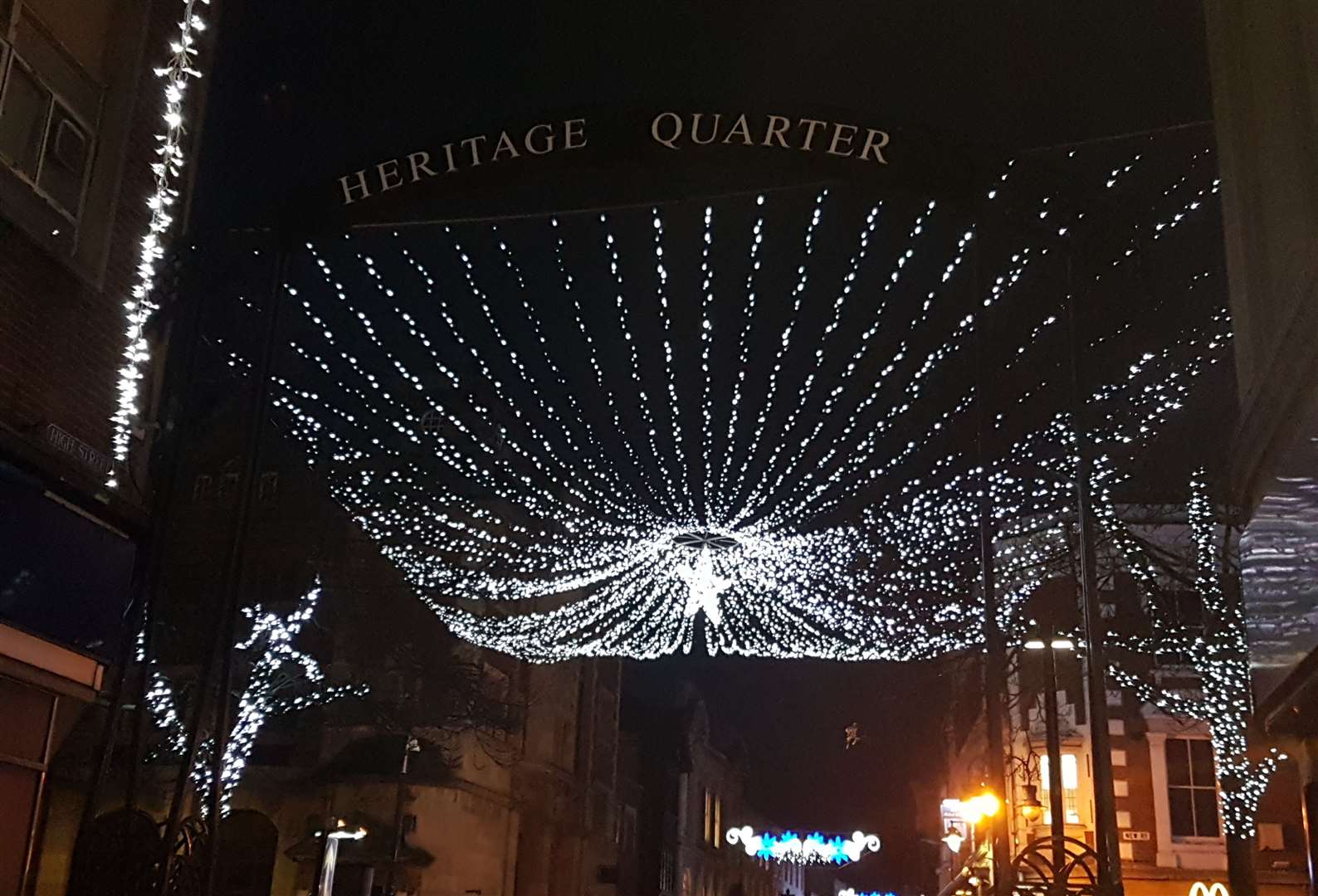 Gravesend’s Christmas lights will be switched on on Saturday, November 18. Picture: Jason Arthur