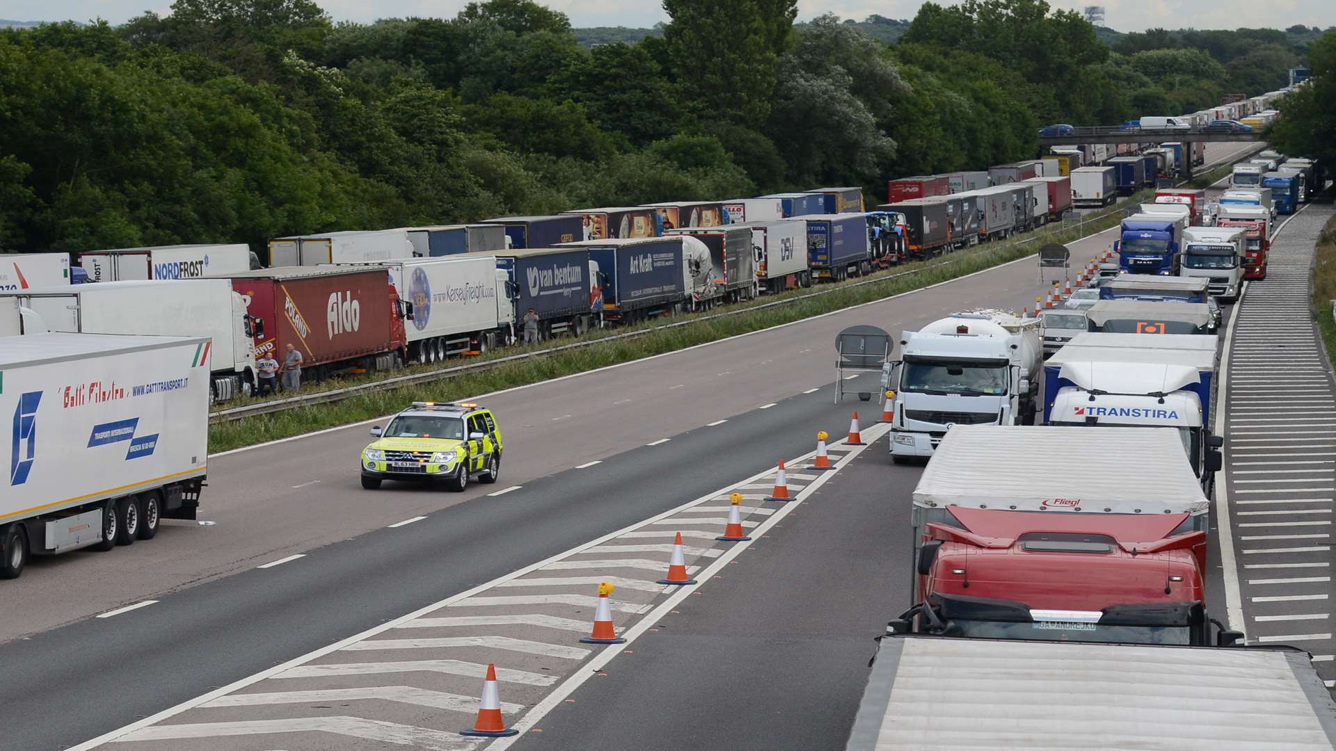 Operation Stack between Junction 9 and 10 of the M20