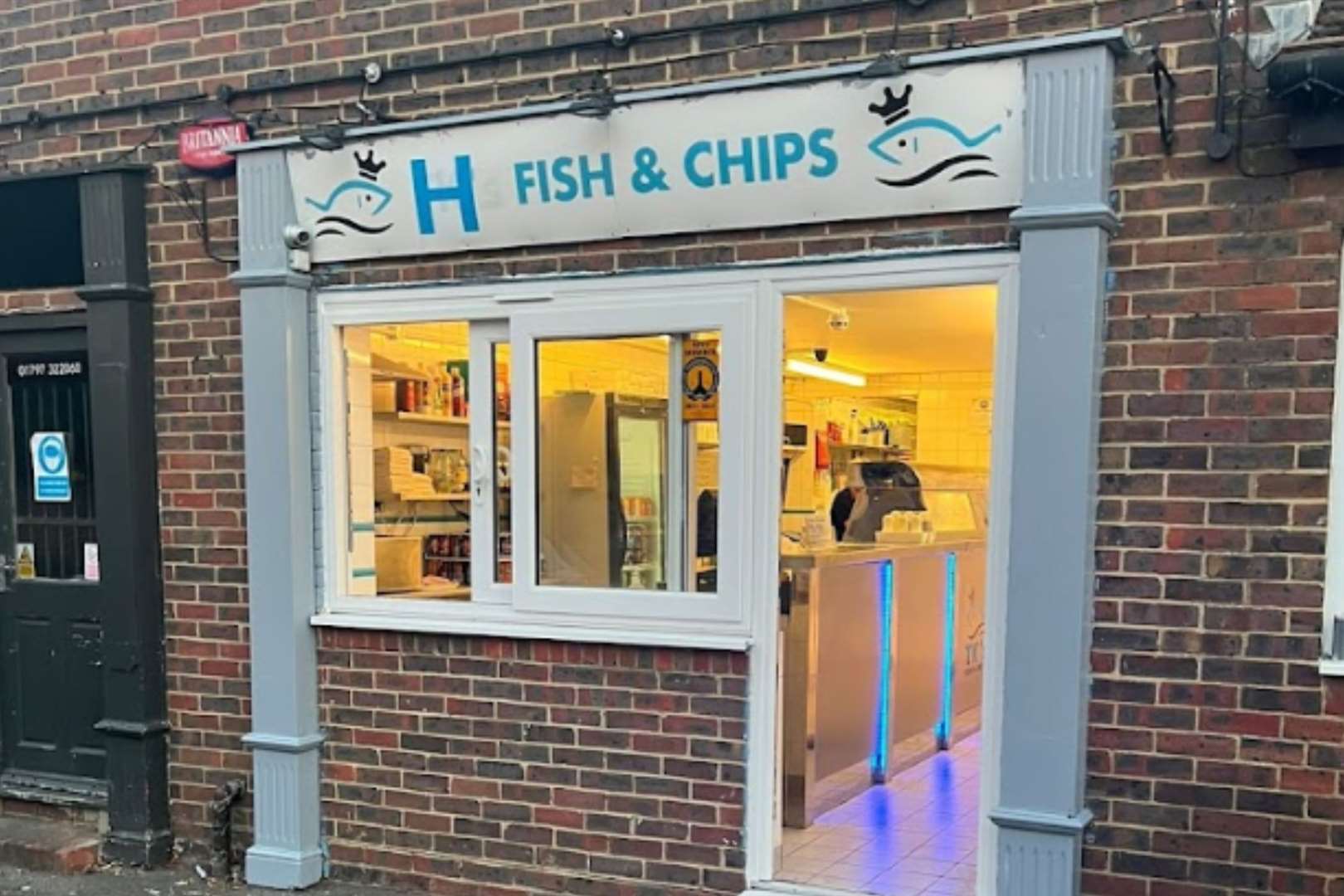 TK's branch in Lydd was sold in August and is now called H Fish and Chips