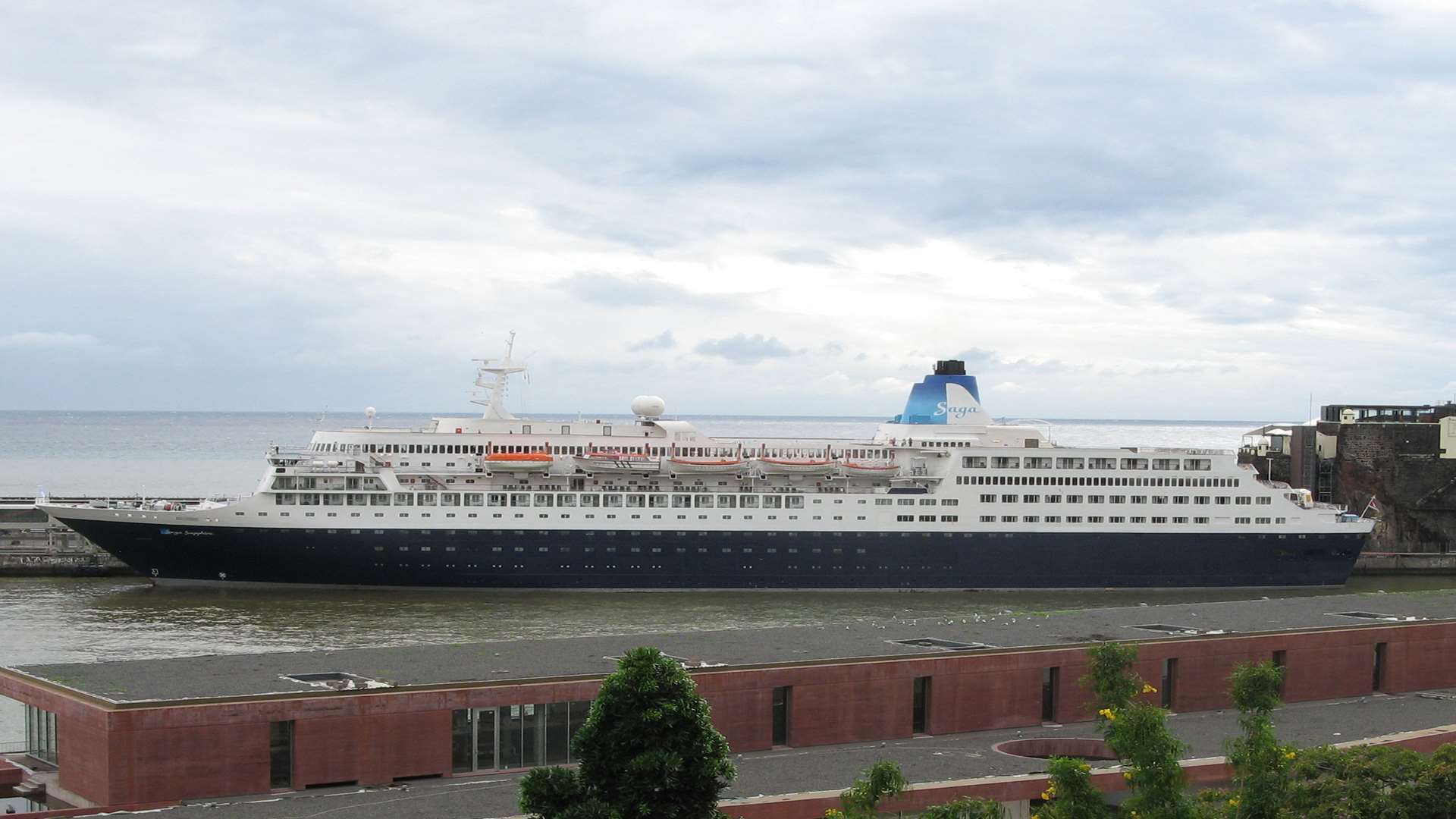 The Saga Sapphire cruise ship.