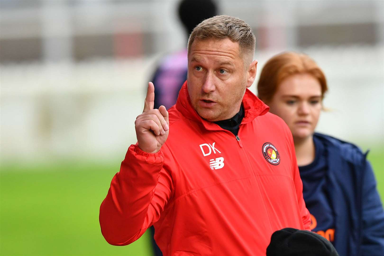 Ebbsfleet United manager Dennis Kutrieb. His team are without a game this weekend after their opponents Bath City pulled out Picture: Keith Gillard