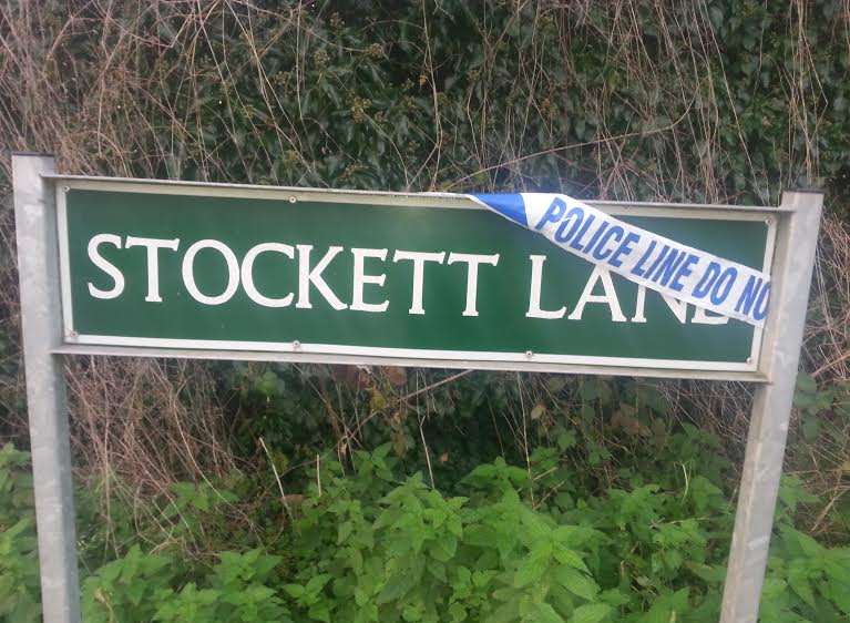 Police searched an address in Stockett Lane, Coxheath