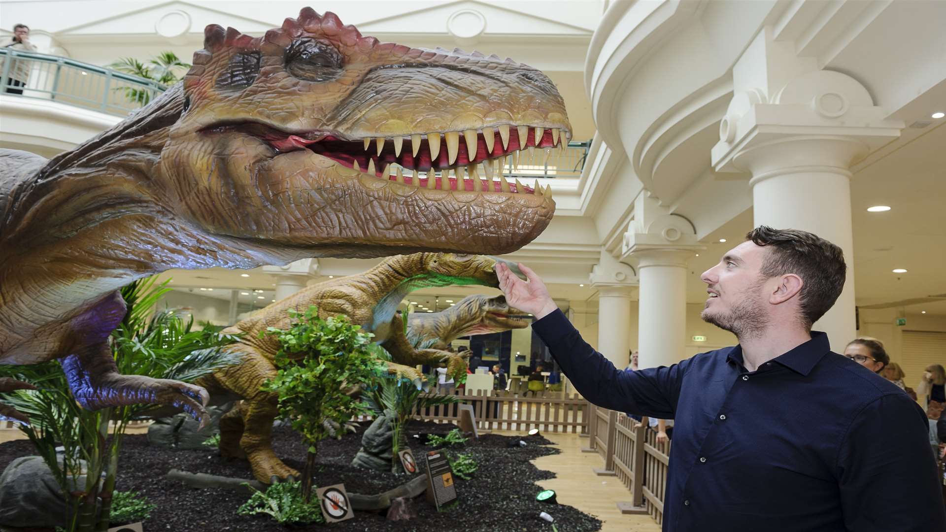 Greg Bettles, the Tyrannosaurs whisperer Picture: Andy Payton