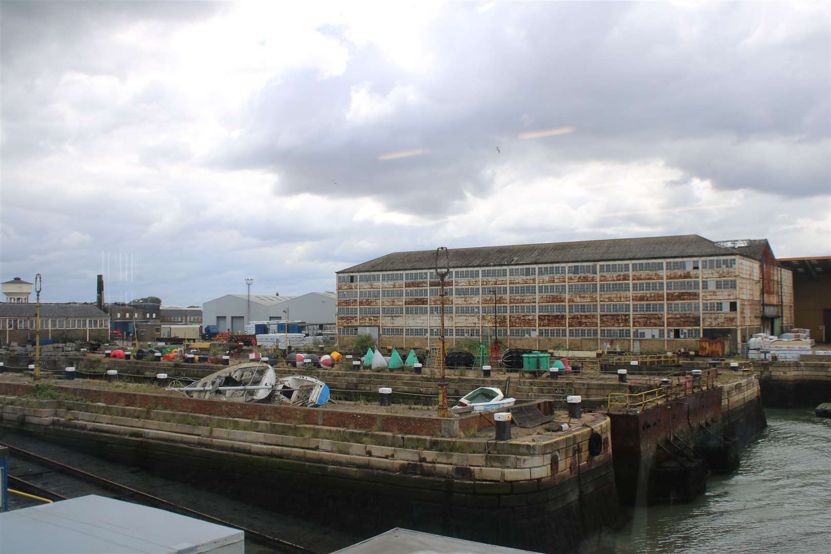 The historic Boat Store in Sheerness Docks. Its cast iron frame was the forerunner of today's skyscrapers. Picture: Clive Holden (55165220)