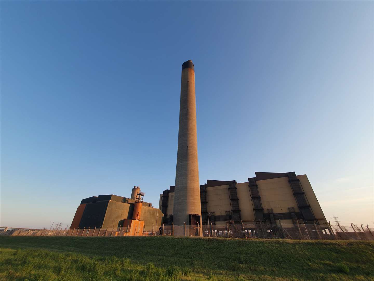 Littlebrook Power Station's chimney will be brought down this month. Picture: UrbeXUntold